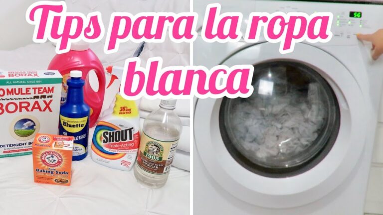 Cómo Dejar La Ropa Blanca Impecable y Libre de Manchas 3 Cómo Dejar La Ropa Blanca Impecable y Libre de Manchas