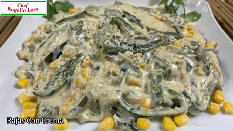 Cómo Se Hacen Rajas Con Crema De Manera Fácil y Deliciosa 5 Cómo Se Hacen Rajas Con Crema De Manera Fácil y Deliciosa